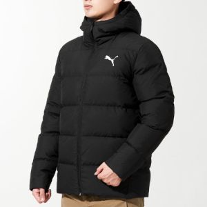 Puma Logo Down Jacket 'Black' 534936-01 sold by KicksCrew