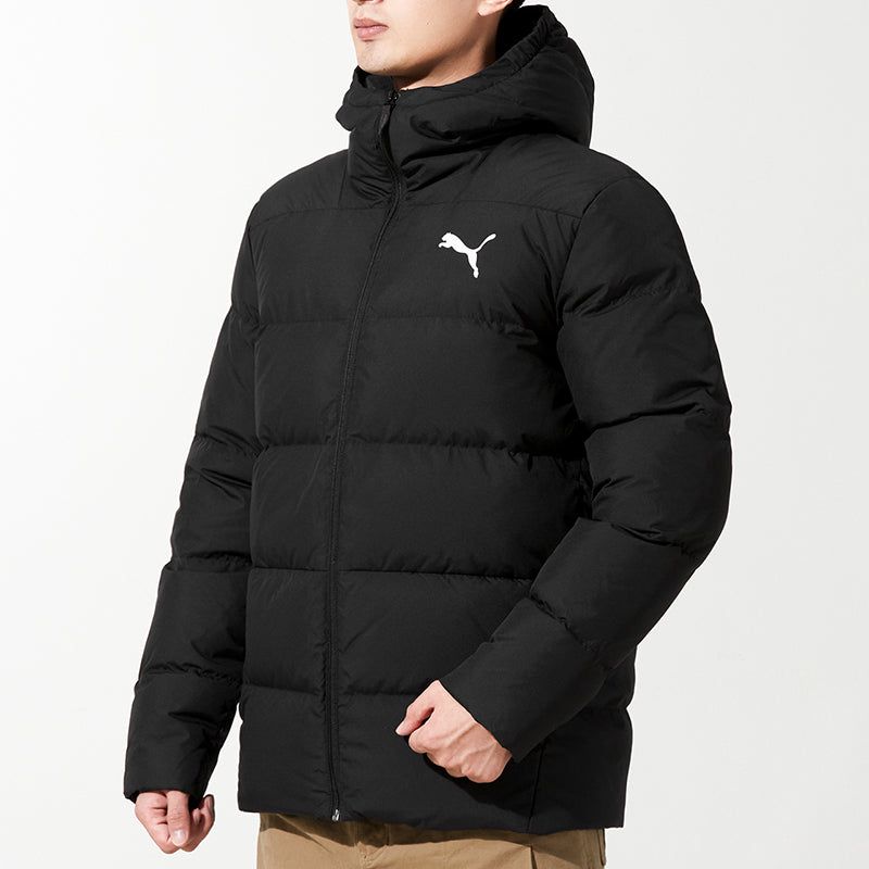 Puma Logo Down Jacket 'Black' 534936-01 sold by KicksCrew product image thumbnail 5