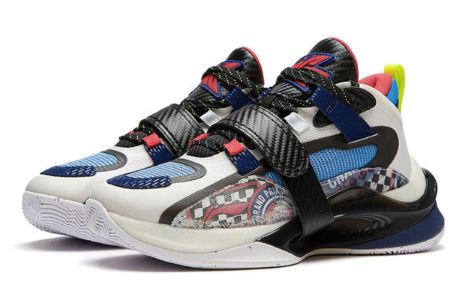 (GS) Li-Ning Premium 2.5 'Black White Blue' YKBS048-1 sold by KicksCrew