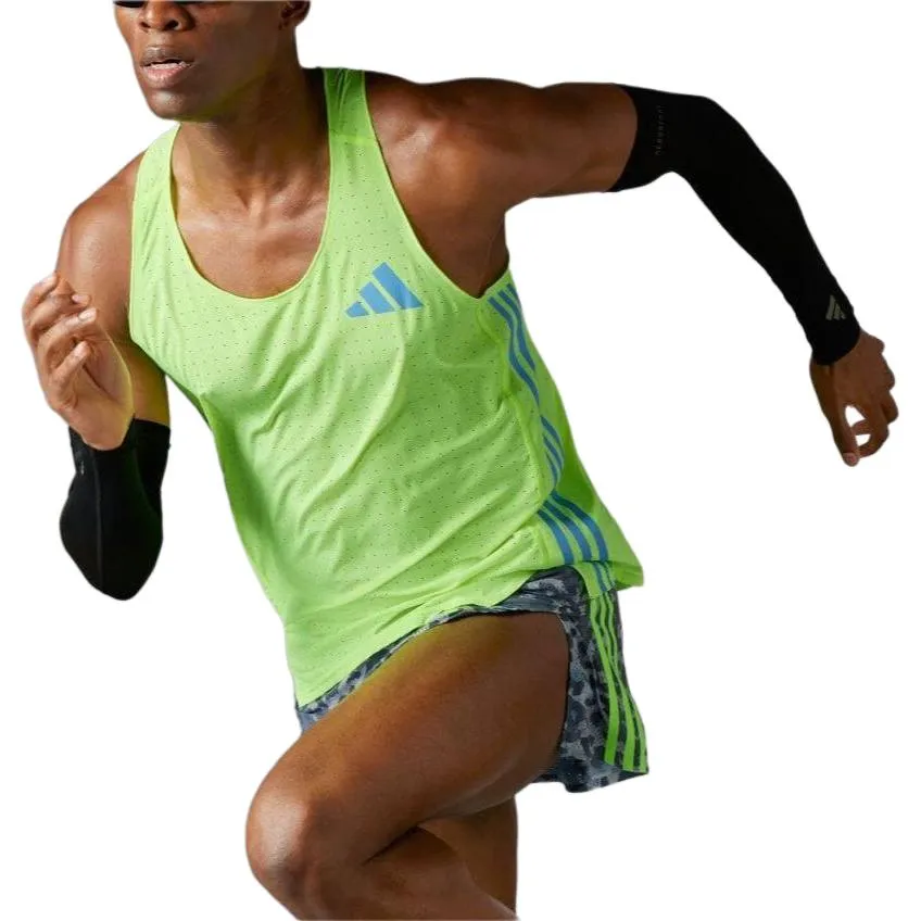 adidas Adizero Road to Records Singlet 'Lucid Lemon' IT8859 sold by KicksCrew product image thumbnail 4