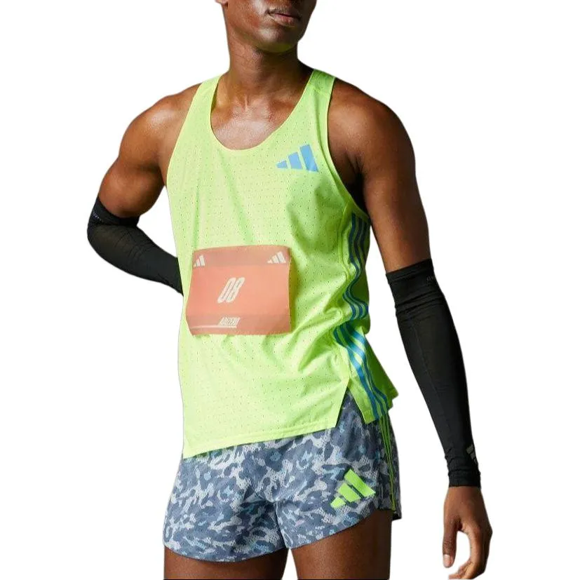adidas Adizero Road to Records Singlet 'Lucid Lemon' IT8859 sold by KicksCrew product image thumbnail 2