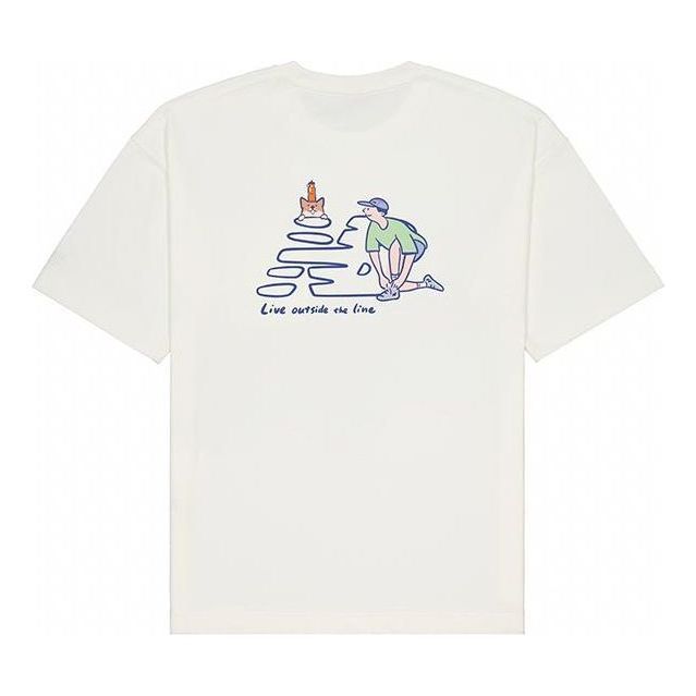 New Balance Illustration T-shirt 'White' NEE26041-IV sold by KicksCrew