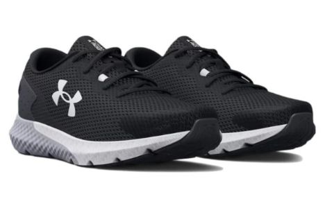 Under Armour Charged Rogue 3 Extra Wide Running Shoes 'Black White' 3026020-002 sold by KicksCrew