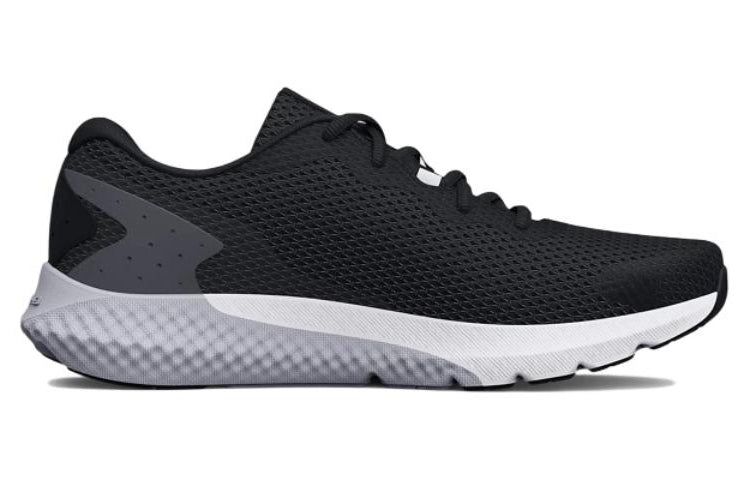 Under Armour Charged Rogue 3 Extra Wide Running Shoes 'Black White' 3026020-002 sold by KicksCrew product image thumbnail 3