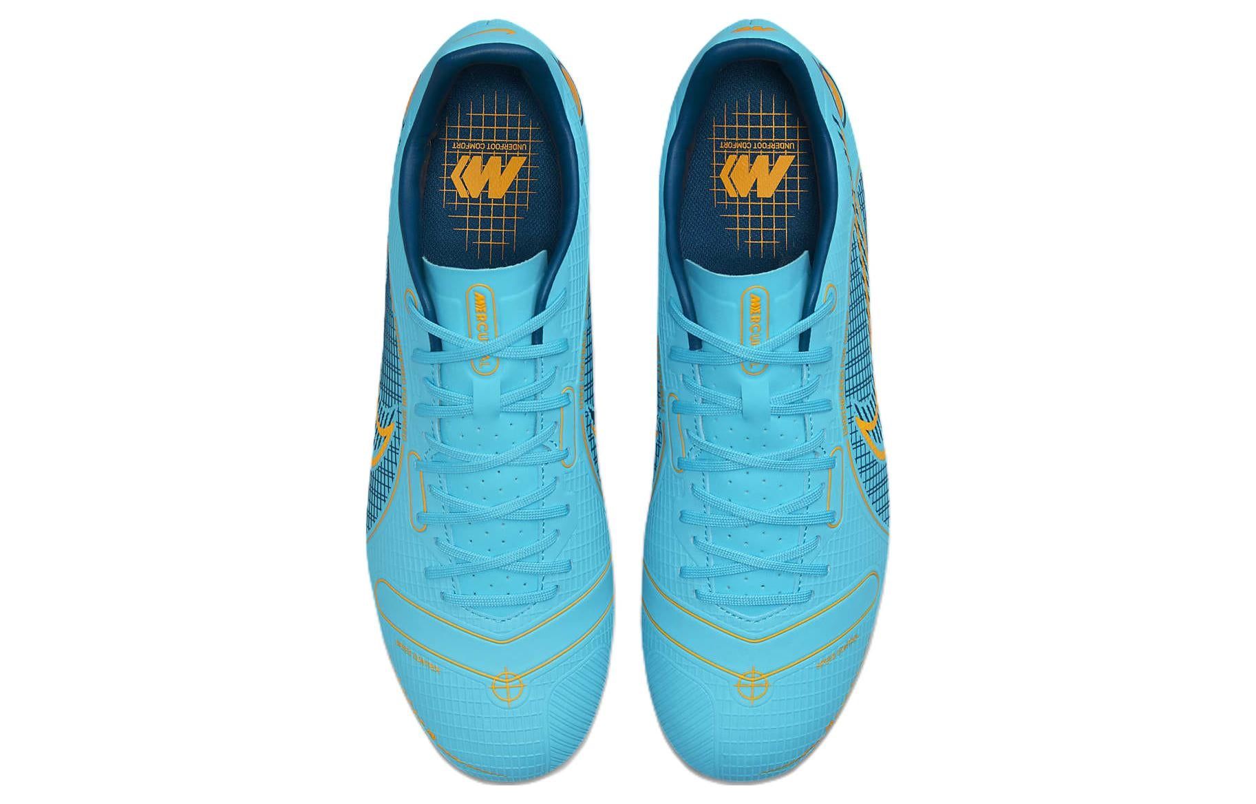 Nike Mercurial Vapor 14 Academy HG 'Blue Orange' DJ2871-484 sold by KicksCrew product image thumbnail 4