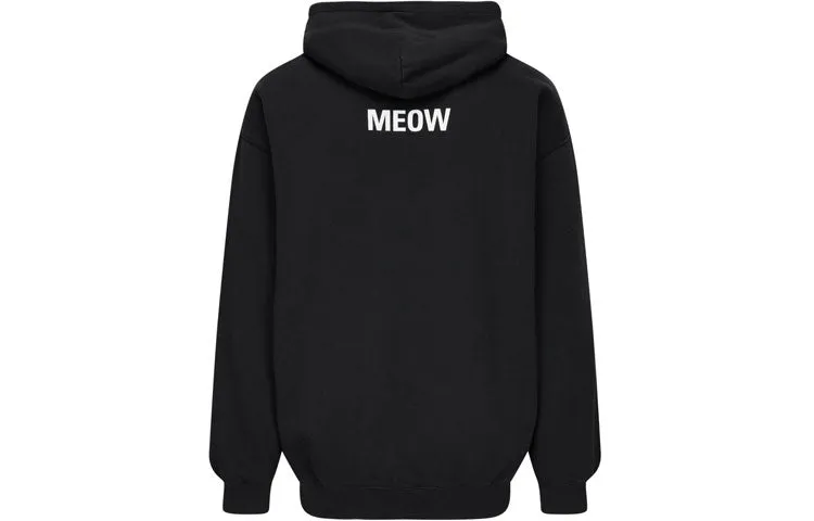 Balenciaga 'I Love Cats' Hoodie 'Black' 570811TJVG91000 sold by KicksCrew product image thumbnail 2