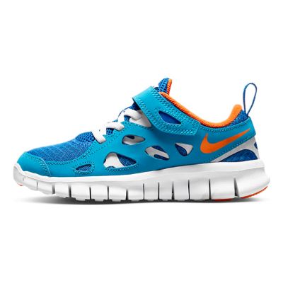 (PS) Nike Free Run 2 'Laser Blue Safety Orange' DA2689-400 sold by KicksCrew