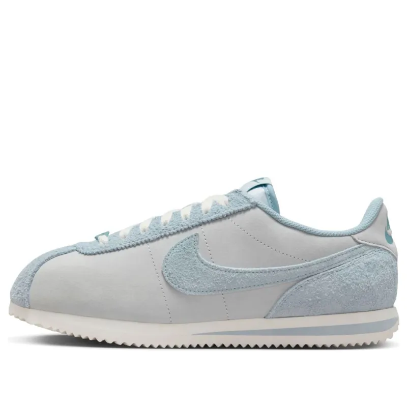 (WMNS) Nike Cortez Premium Leather 'Pure Platinum Armory Blue' HQ1500-043 sold by KicksCrew