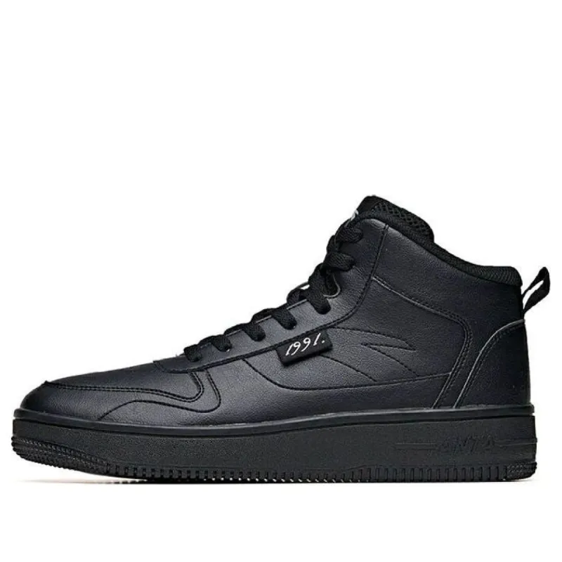 ANTA Skateboarding Series Sneakers High 'Black' 912038010-4 sold by KicksCrew