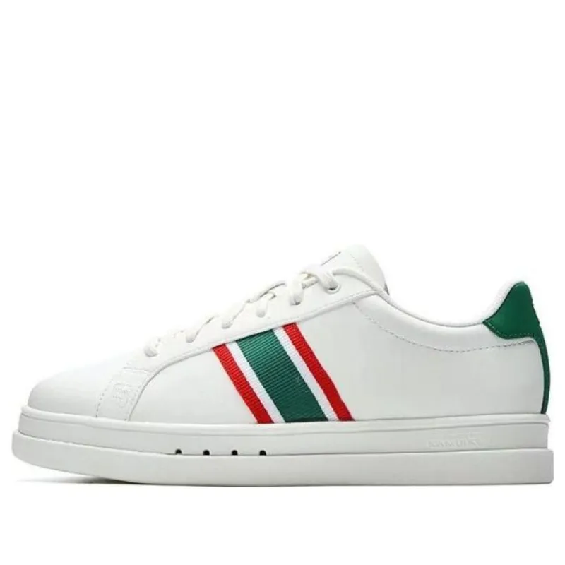 (WMNS) FILA Vigor Skate Shoes 'White Green Red' F12W312202FSW sold by KicksCrew