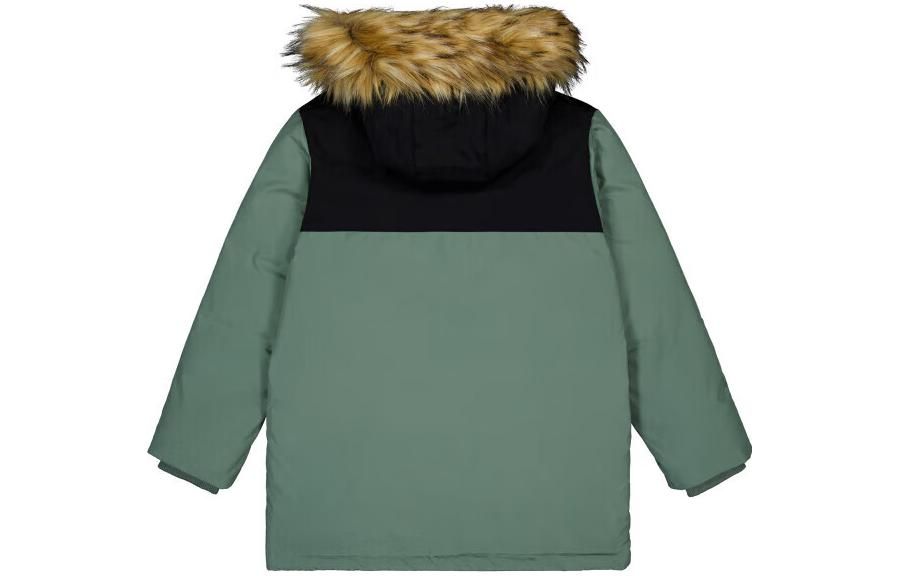 New Balance Warm Long Parka Jacket 'Green Black' AMJ33330-DKJ sold by KicksCrew product image thumbnail 2