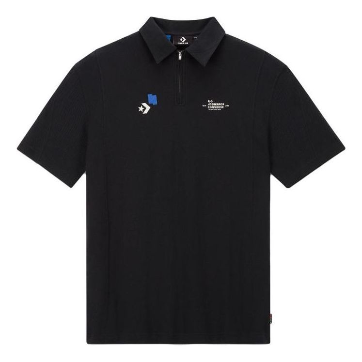 Converse x Ader Error Shapes Polo Shirt 'Black' 10025821-A01 sold by KicksCrew