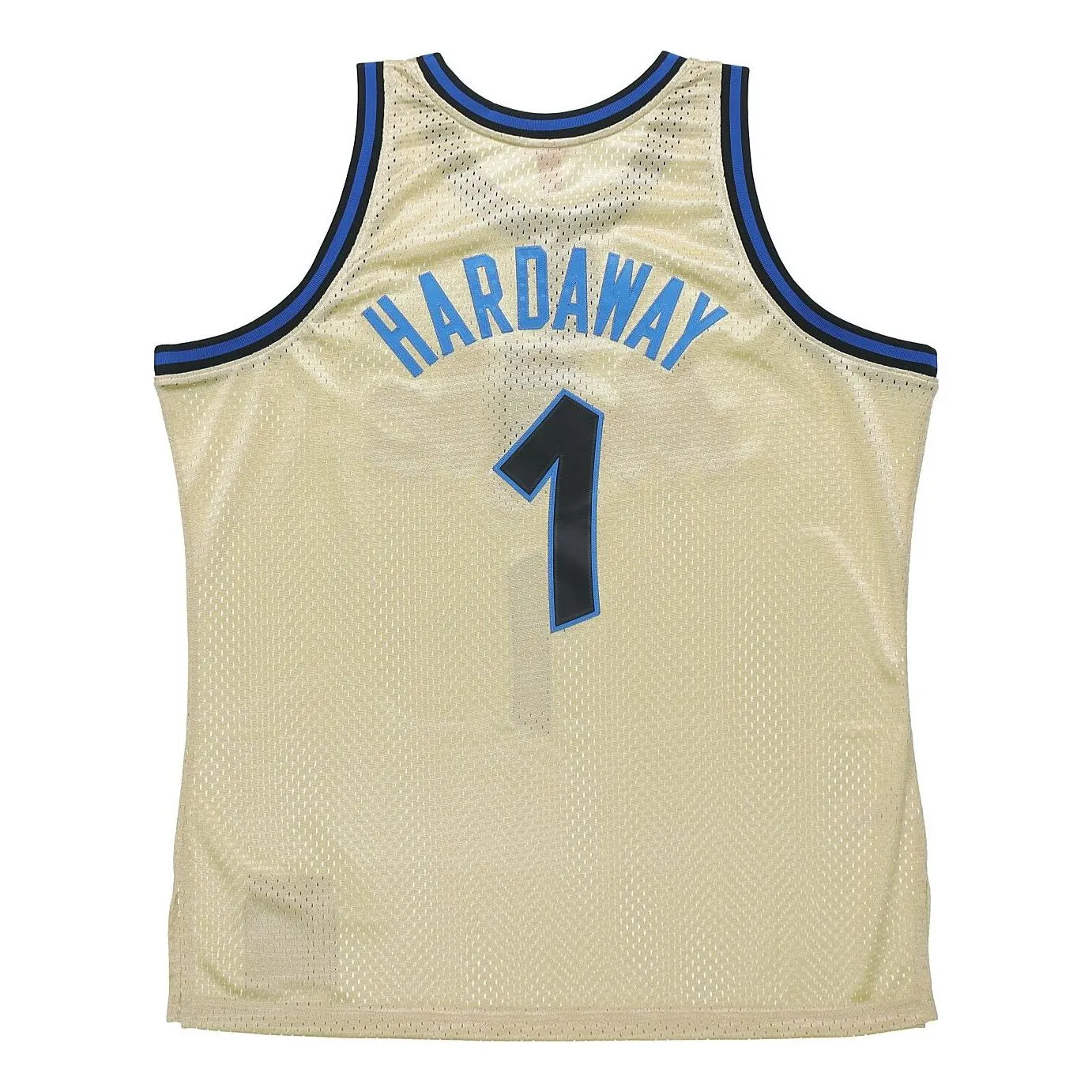 Mitchell & Ness x NBA Gold Orlando Magic 1993-94 Swingman Jersey 'Penny Hardaway 1' BA895I-OMA-D-L3S sold by KicksCrew product image thumbnail 2