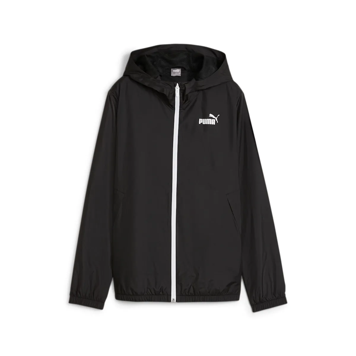 (WMNS) PUMA Essentials Solid Windbreaker Jacket 'Black' 847494-52 sold by KicksCrew