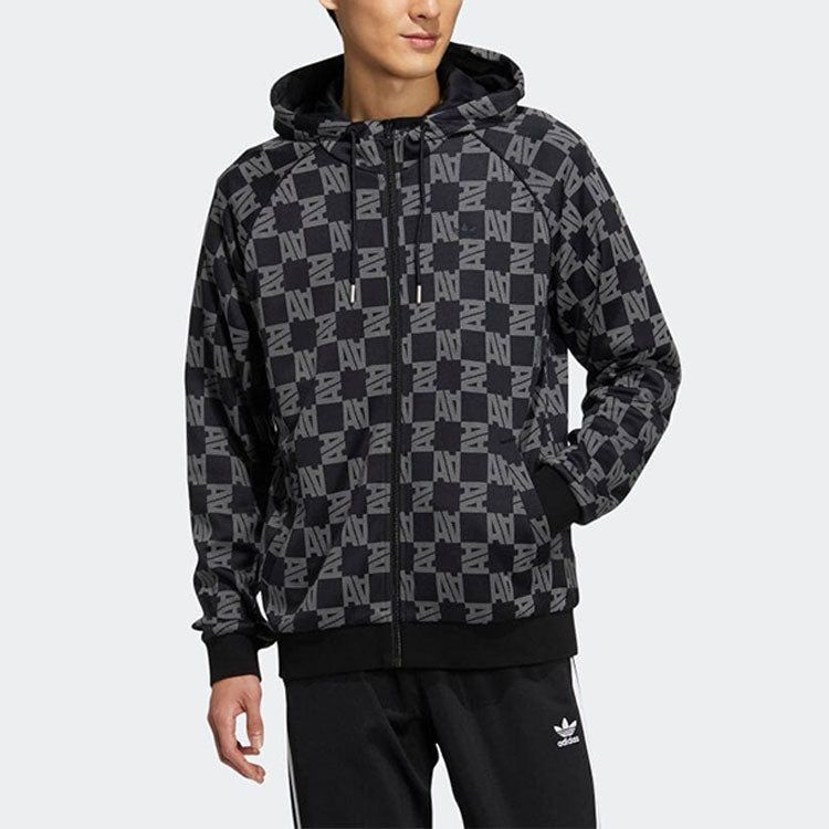 adidas Monogram Jacket 'Black White' HR3435 sold by KicksCrew product image thumbnail 2