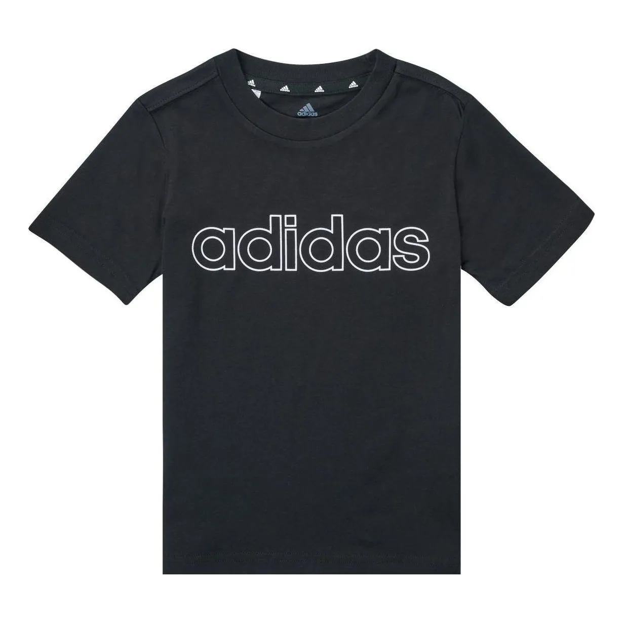 (GS) adidas Essentials T-Shirt Asia Sizing 'Black' GN4006 sold by KicksCrew
