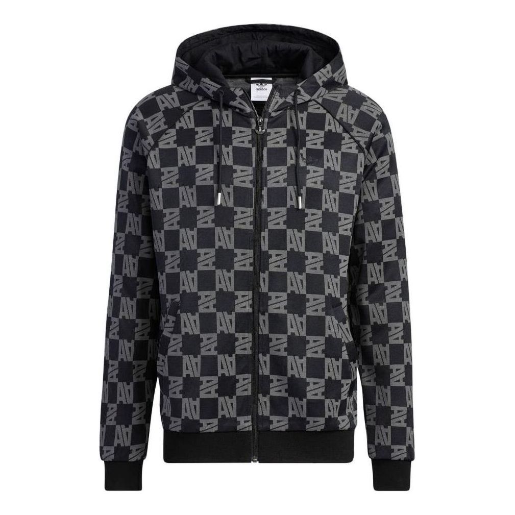 adidas Monogram Jacket 'Black White' HR3435 sold by KicksCrew