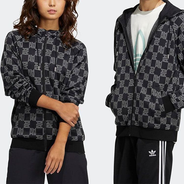 adidas Monogram Jacket 'Black White' HR3435 sold by KicksCrew product image thumbnail 5