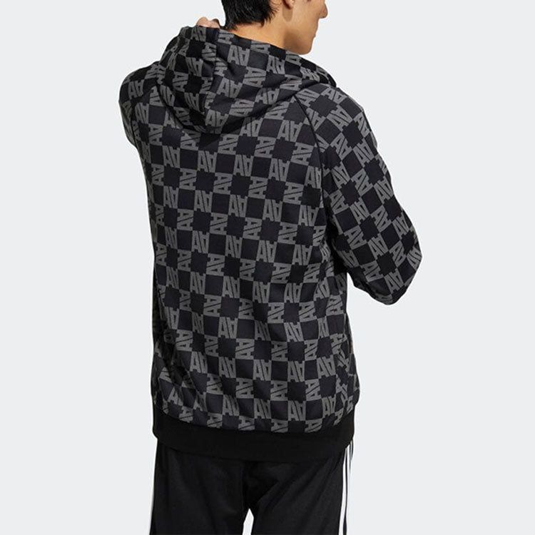 adidas Monogram Jacket 'Black White' HR3435 sold by KicksCrew product image thumbnail 3
