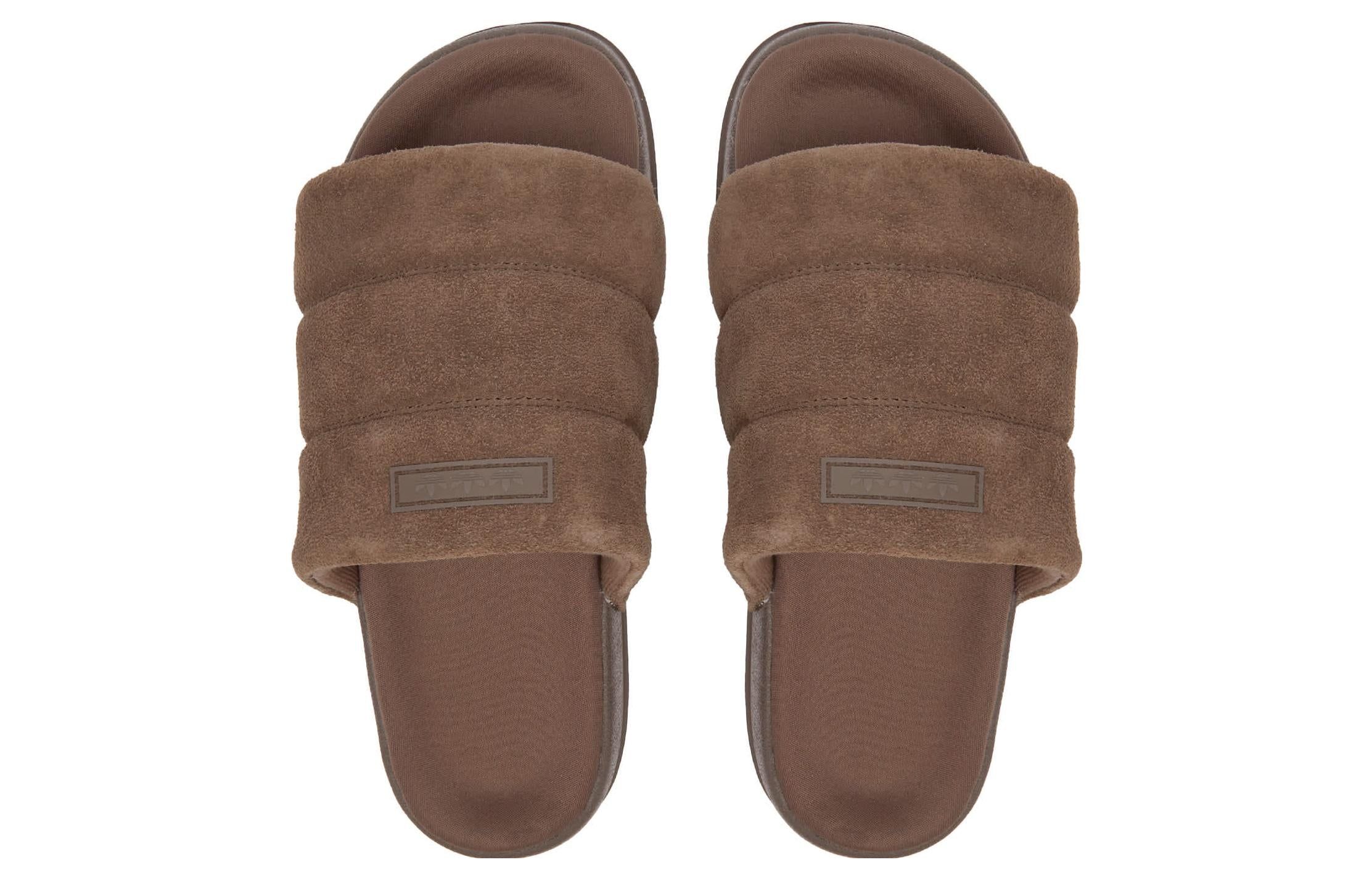 (WMNS) adidas Originals Adilette Essential 'Brown' IE9649 sold by KicksCrew product image thumbnail 3