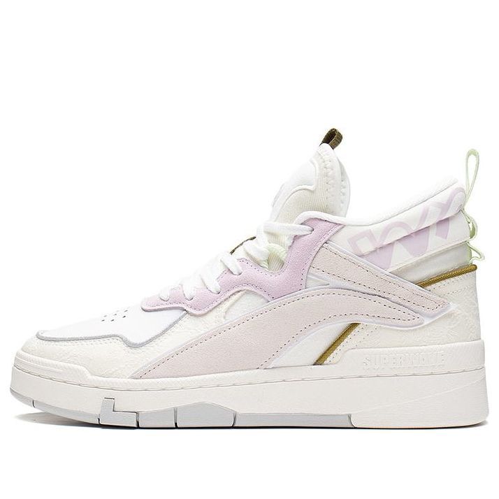 (WMNS) Li-Ning Superwave Mid 'White Pink' AGCS106-3 sold by KicksCrew
