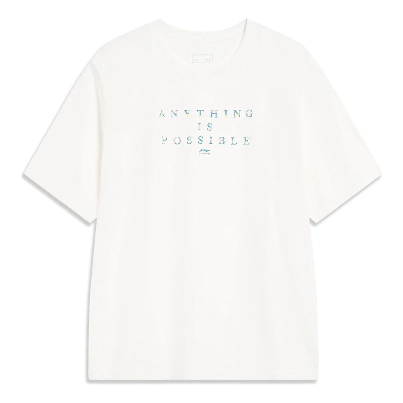 Li-Ning Sports Style Breathable T-Shirt 'White' AHST451-2 sold by KicksCrew