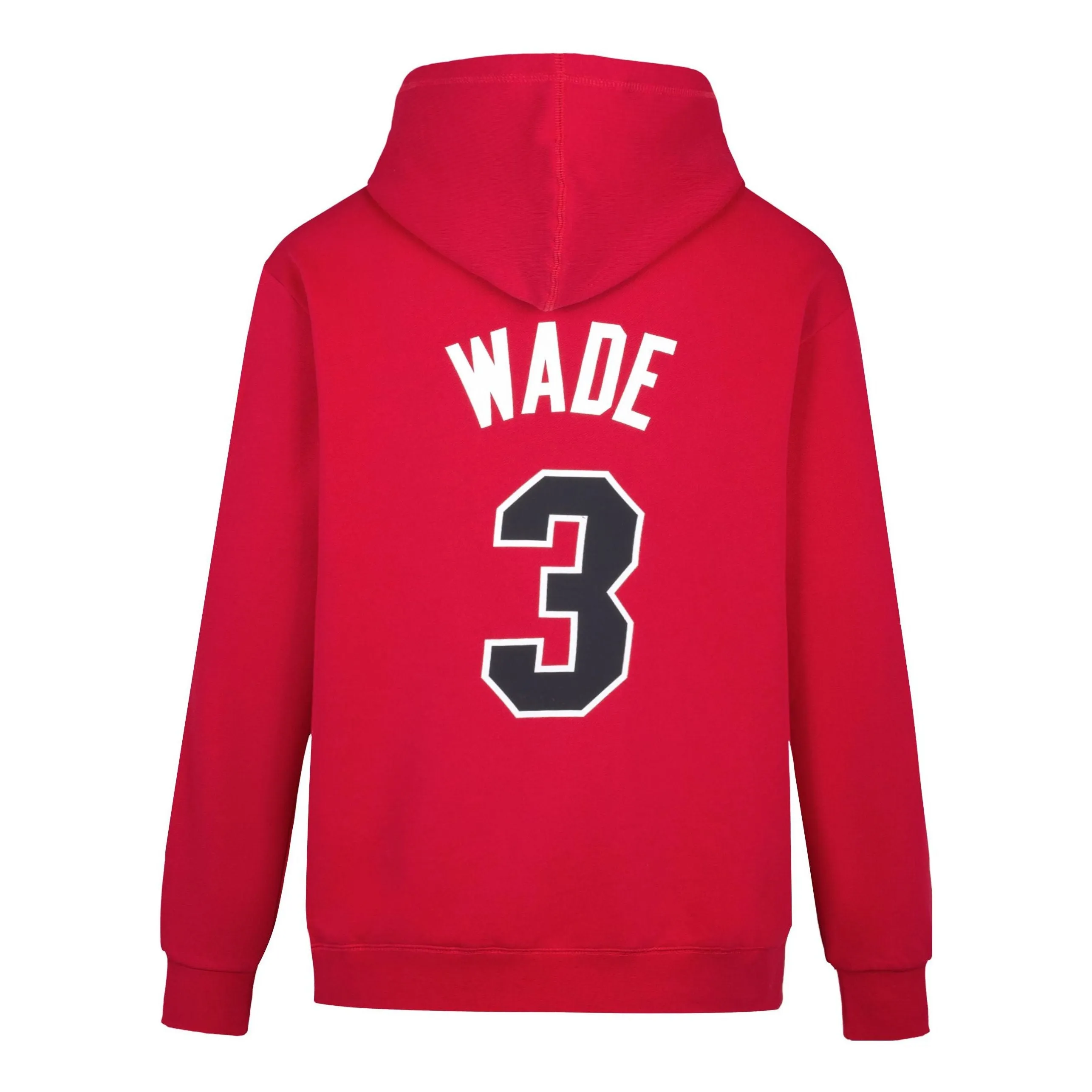 Mitchell & Ness x NBA Miami Heat HOF Fleece Hoodie 'Dwyane Wade 3' FPHD6861-MHEYYDWASCAR sold by KicksCrew product image thumbnail 2