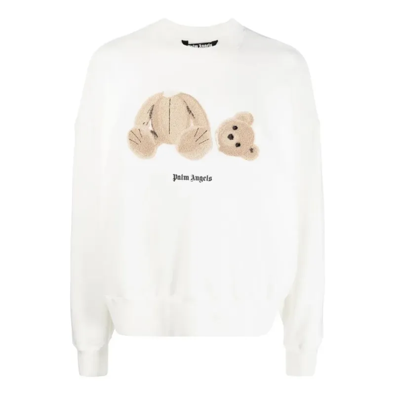 Palm Angels SS22 PA Bear Creoff 'White Brown' PMBA026C99FLE0020360 sold by KicksCrew