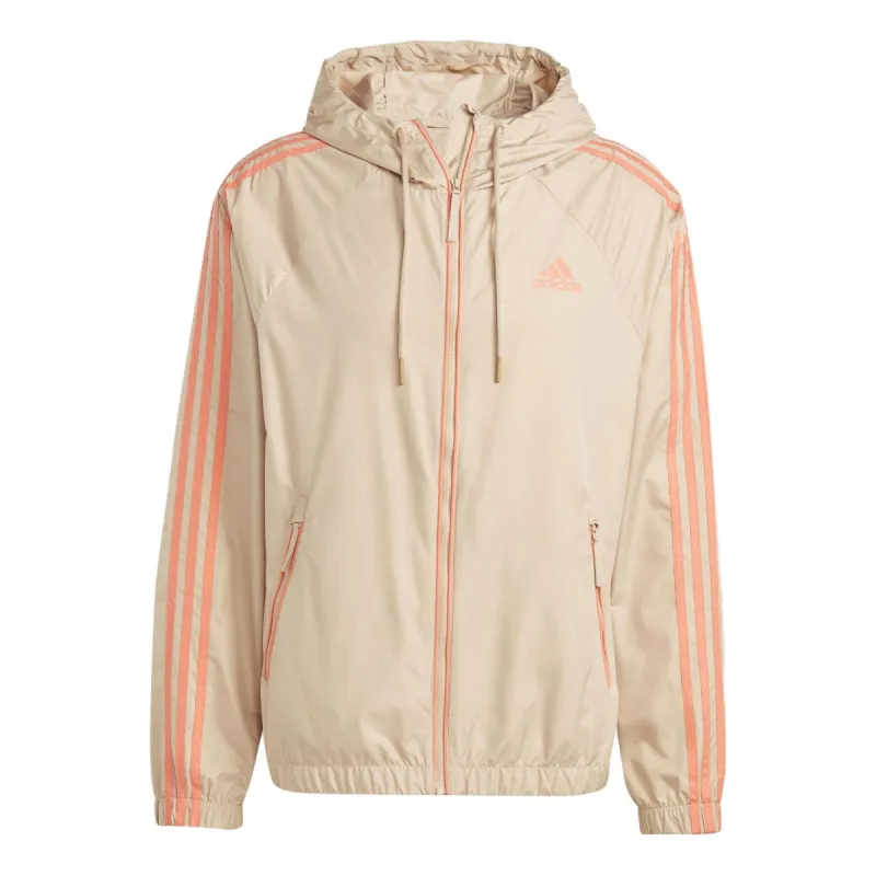adidas Bsc 3-Stripes Rain.Rdy Jackets 'Beige Pink' HM2267 sold by KicksCrew
