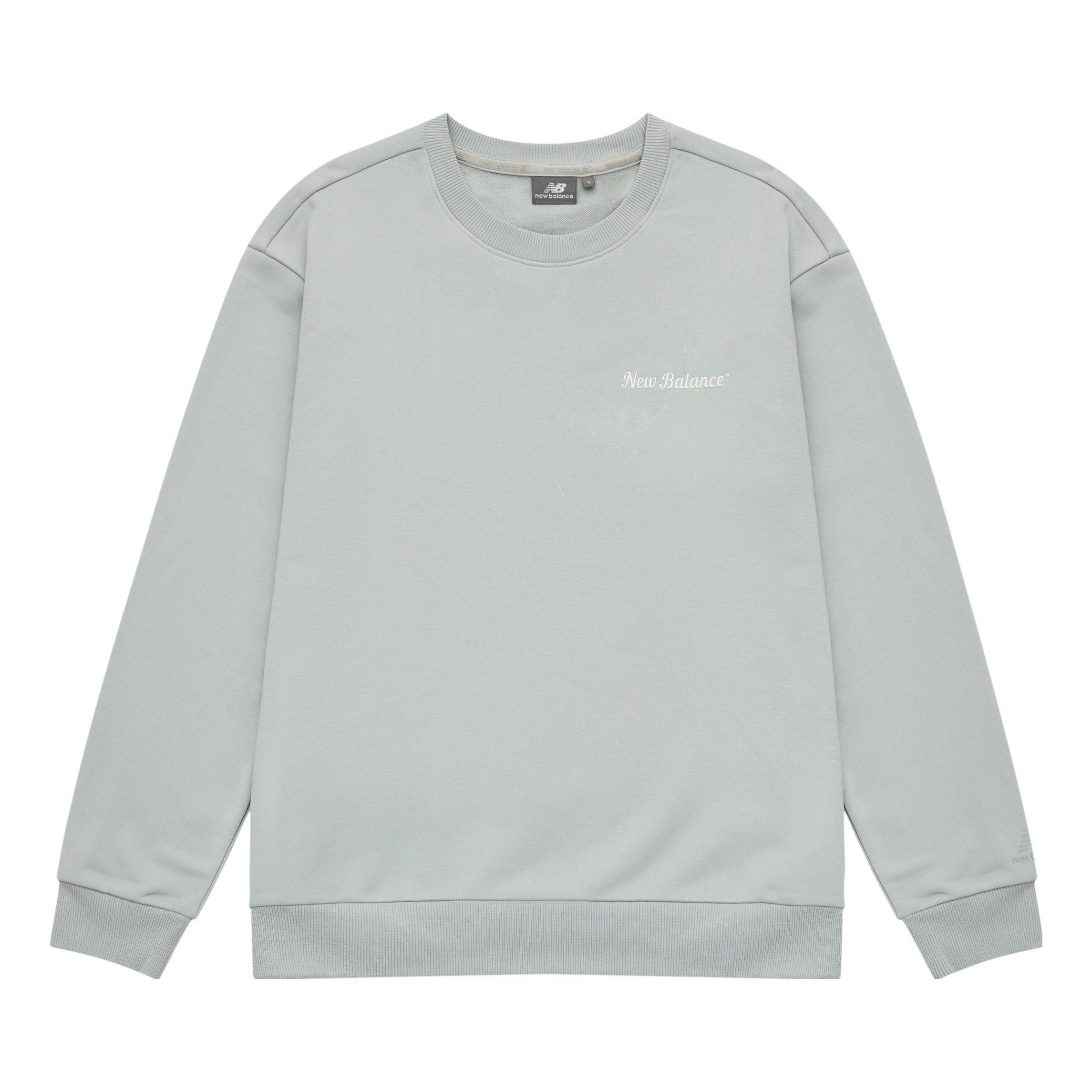 New Balance Logo Sweatshirt 'Grey' 5CD38141-GR sold by KicksCrew