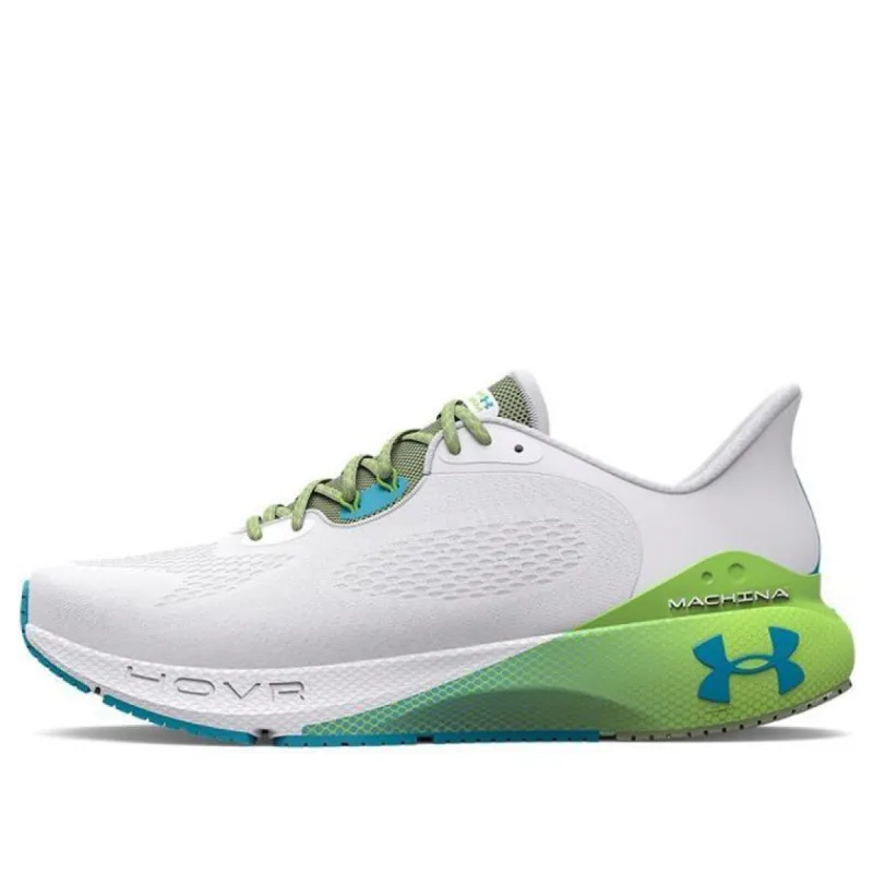 (WMNS) Under Armour HOVR Machina 3 'White Green' 3025667-100 made by KicksCrew