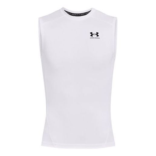 Under Armour HeatGear Sleeveless Shirt 'White' 1361522-100 | Parallel