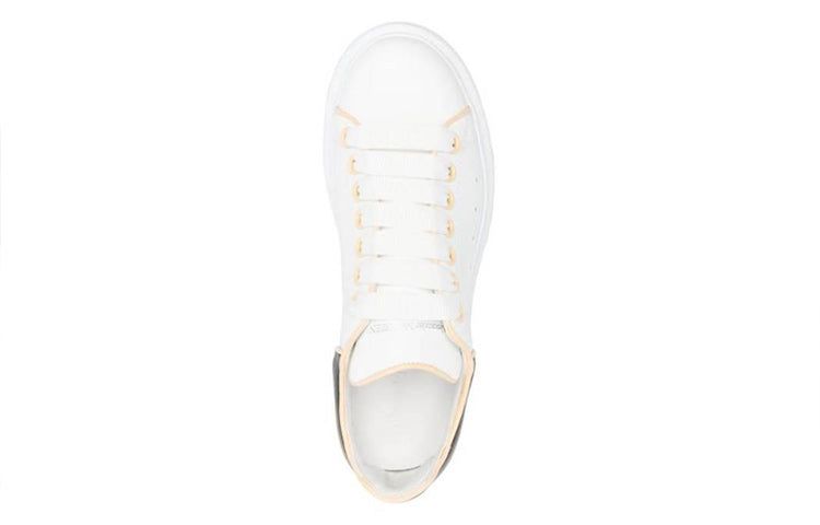 (WMNS) Alexander McQueen Oversized Leather Sneakers 'White Black' 733003WHJE58808 sold by KicksCrew product image thumbnail 3