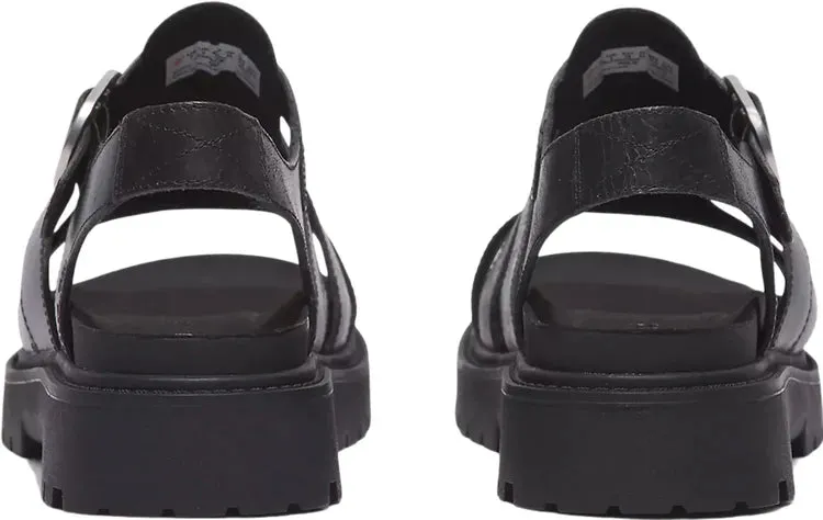 (WMNS) Timberland Clairemont Way Fisherman Sandals 'Black Nubuck' A635VW sold by KicksCrew product image thumbnail 4