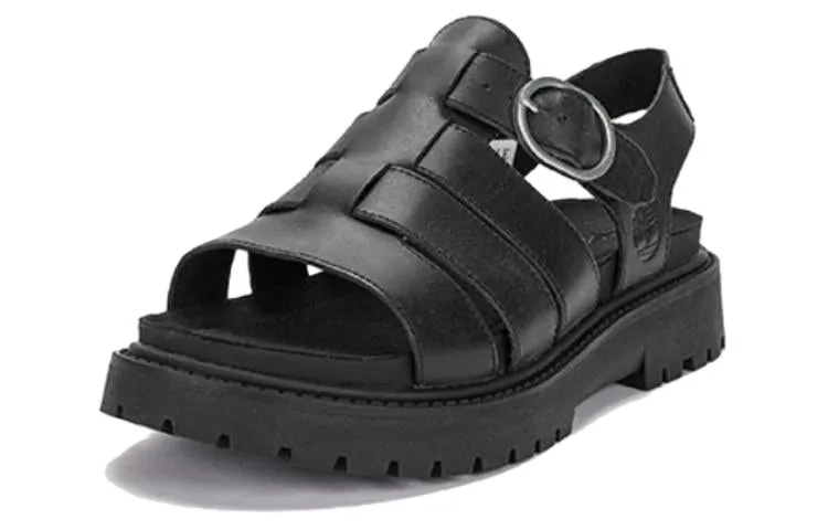 (WMNS) Timberland Clairemont Way Fisherman Sandals 'Black Nubuck' A635VW sold by KicksCrew product image thumbnail 3