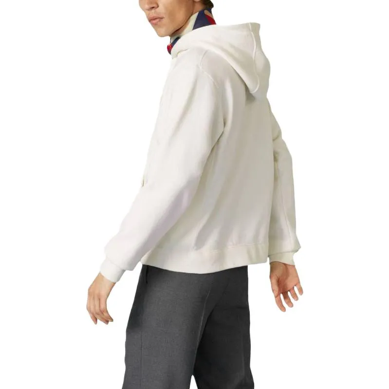 Gucci Cotton Jersey Hooded Sweatshirt 'Off White' 756649-XJFV9-9088 sold by KicksCrew product image thumbnail 3