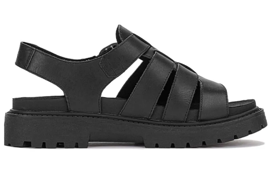 (WMNS) Timberland Clairemont Way Fisherman Sandals 'Black Nubuck' A635VW sold by KicksCrew product image thumbnail 2