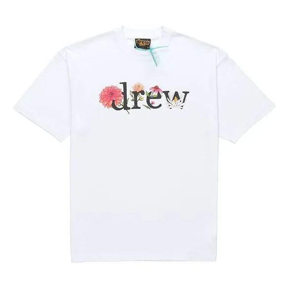 Drew House Floral Drew T-shirt 'White' DR-SS21-75 sold by KicksCrew