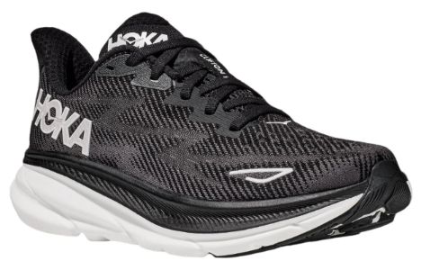 Hoka One One Clifton 9 2E Wide 'Black White' 1132210-BWHT sold by KicksCrew