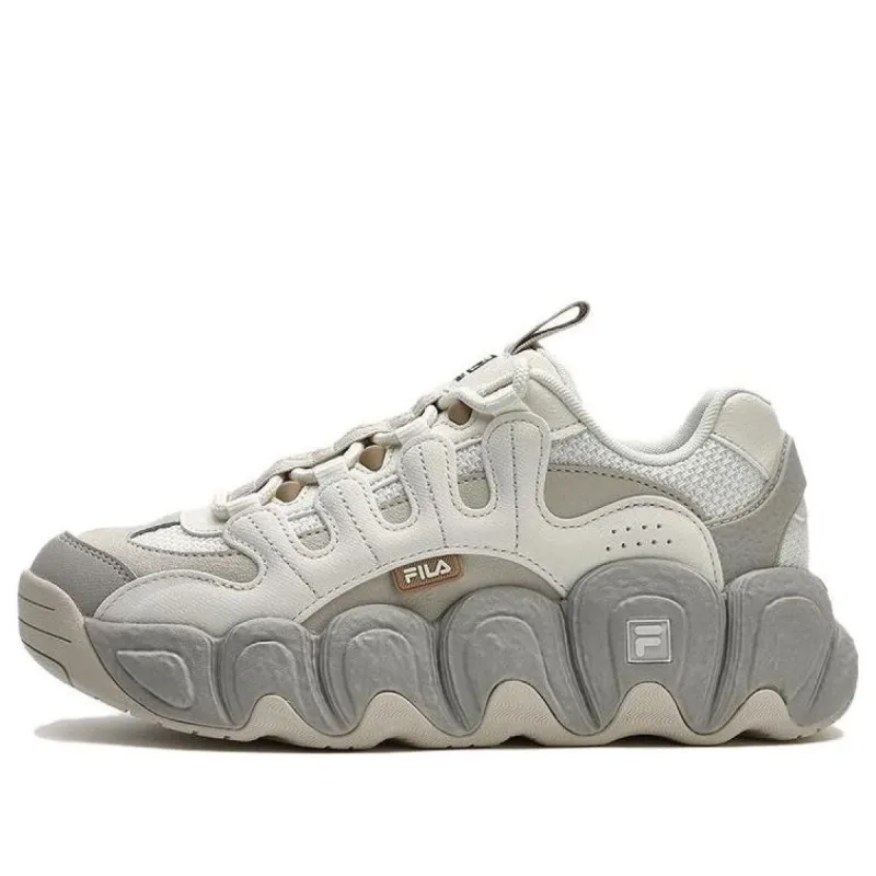 (WMNS) FILA CROISSANT Chunky Sneakers 'Grey White' F12W342103FTO sold by KicksCrew