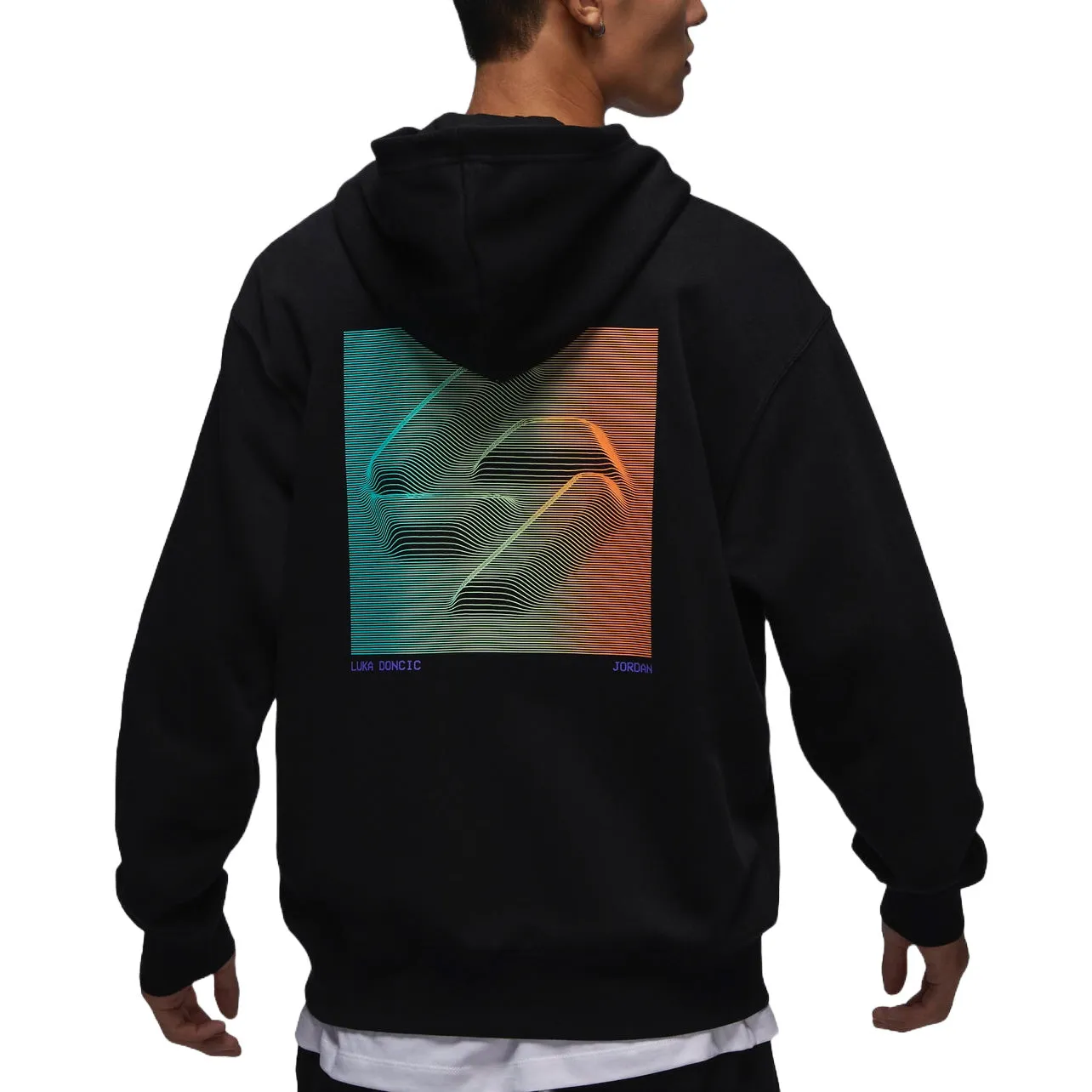 Air Jordan Luka Graphic Hoodie Asia Sizing 'Black' HF8091-010 sold by KicksCrew product image thumbnail 2