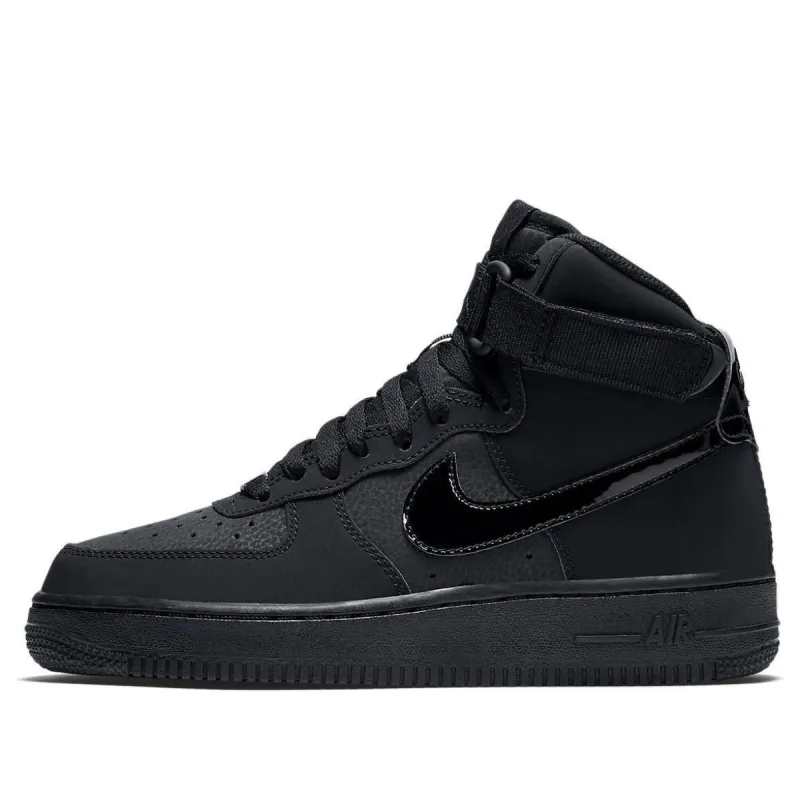 (GS) Nike Air Force 1 High 'Black' 653998-001 sold by KicksCrew