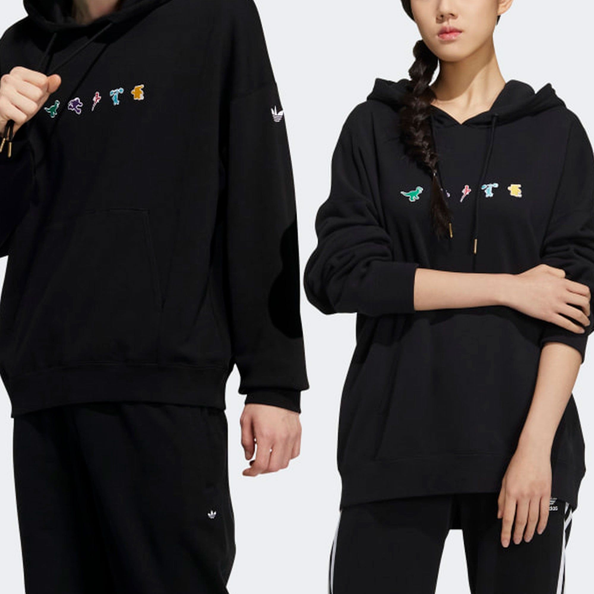 adidas originals Manga Hoodie 'Black' HC6927 sold by KicksCrew product image thumbnail 2