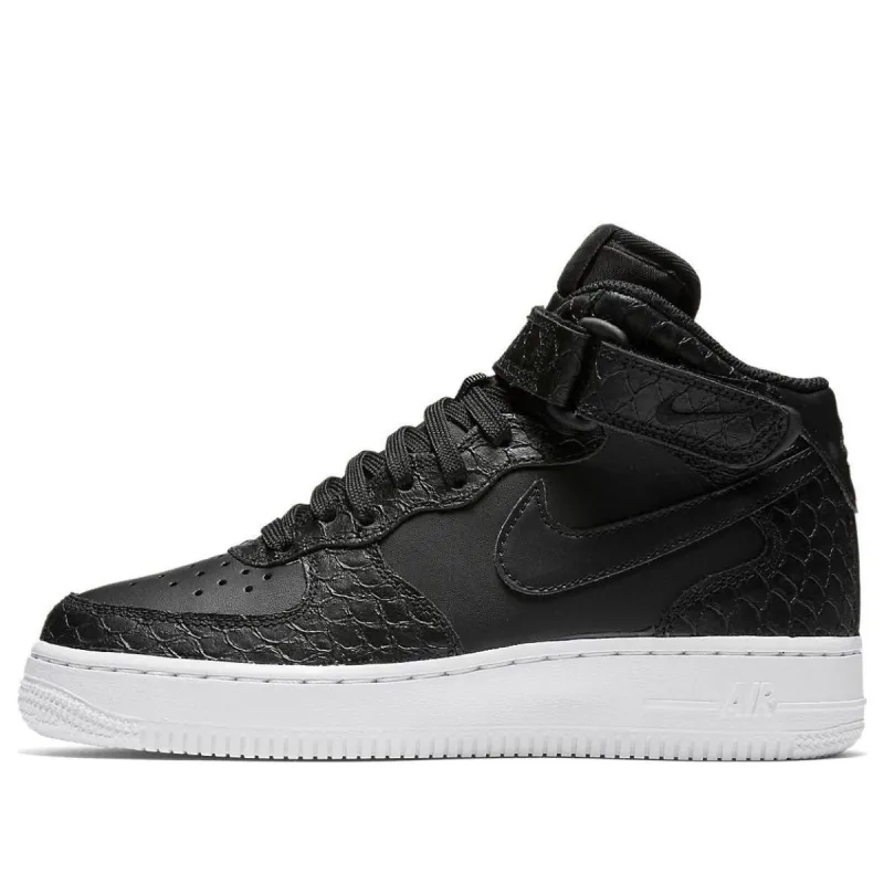 (GS) Nike Air Force 1 Mid 'Black Snake' 820342-001 sold by KicksCrew