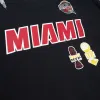 Mitchell & Ness x NBA Miami Heat HOF T-Shirt 'Dwayne Wade 3' TCRW6862-MHEYYDWABLCK sold by KicksCrew