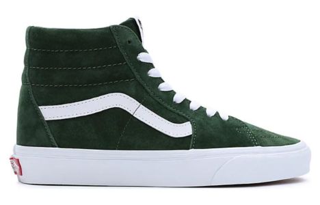 (WMNS) Vans Pig Suede Sk8-Hi 'Green White' VN0007NSBXU sold by KicksCrew