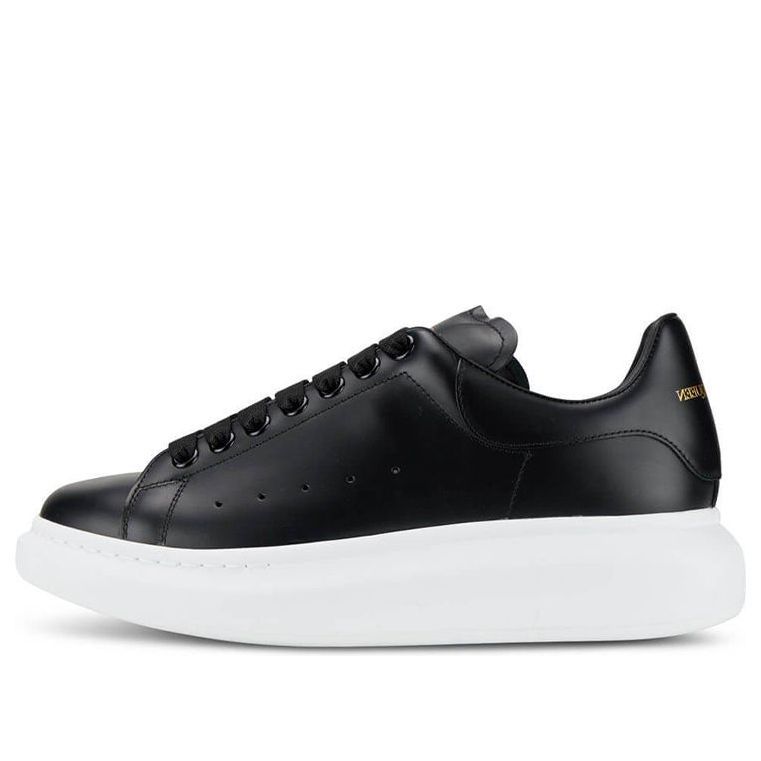 Alexander McQueen Oversized Sneaker 'Black White Sole' 553680WHGP51000 sold by KicksCrew