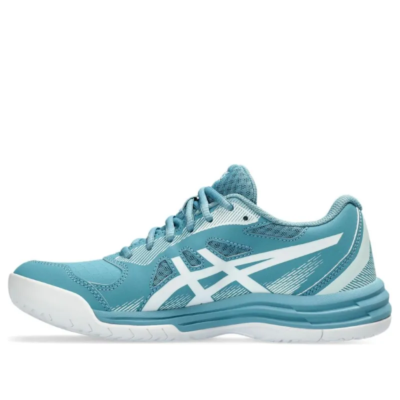 (WMNS) Asics Court Slide 3 'Gris Blue White' 1042A209-401 sold by KicksCrew