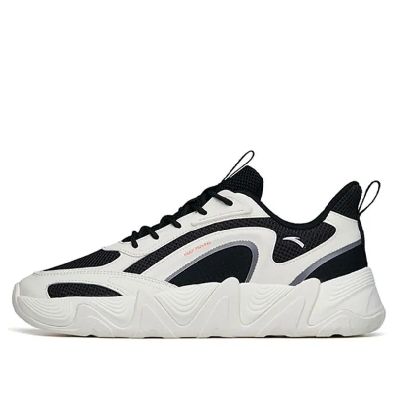 ANTA Fashion Series Sneakers 'Black White' 112228051-2 sold by KicksCrew