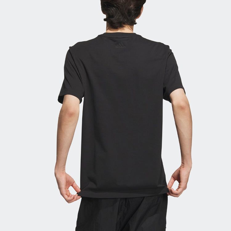 Adidas Tech Logo T-Shirts 'Black' IA8093 sold by KicksCrew product image thumbnail 3